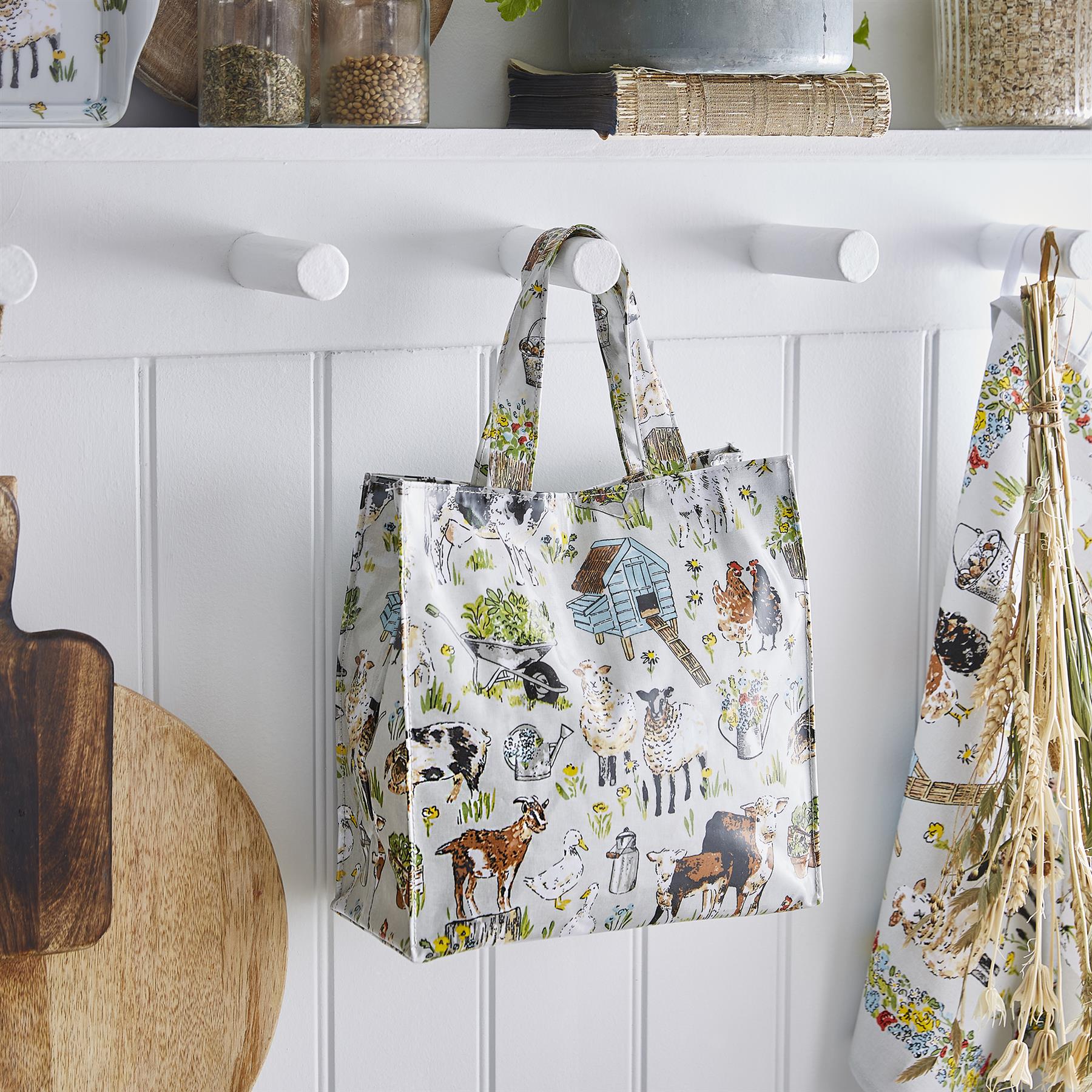 ulster-weavers-portman-farm-pvc-tasche-small-in-grau image 2