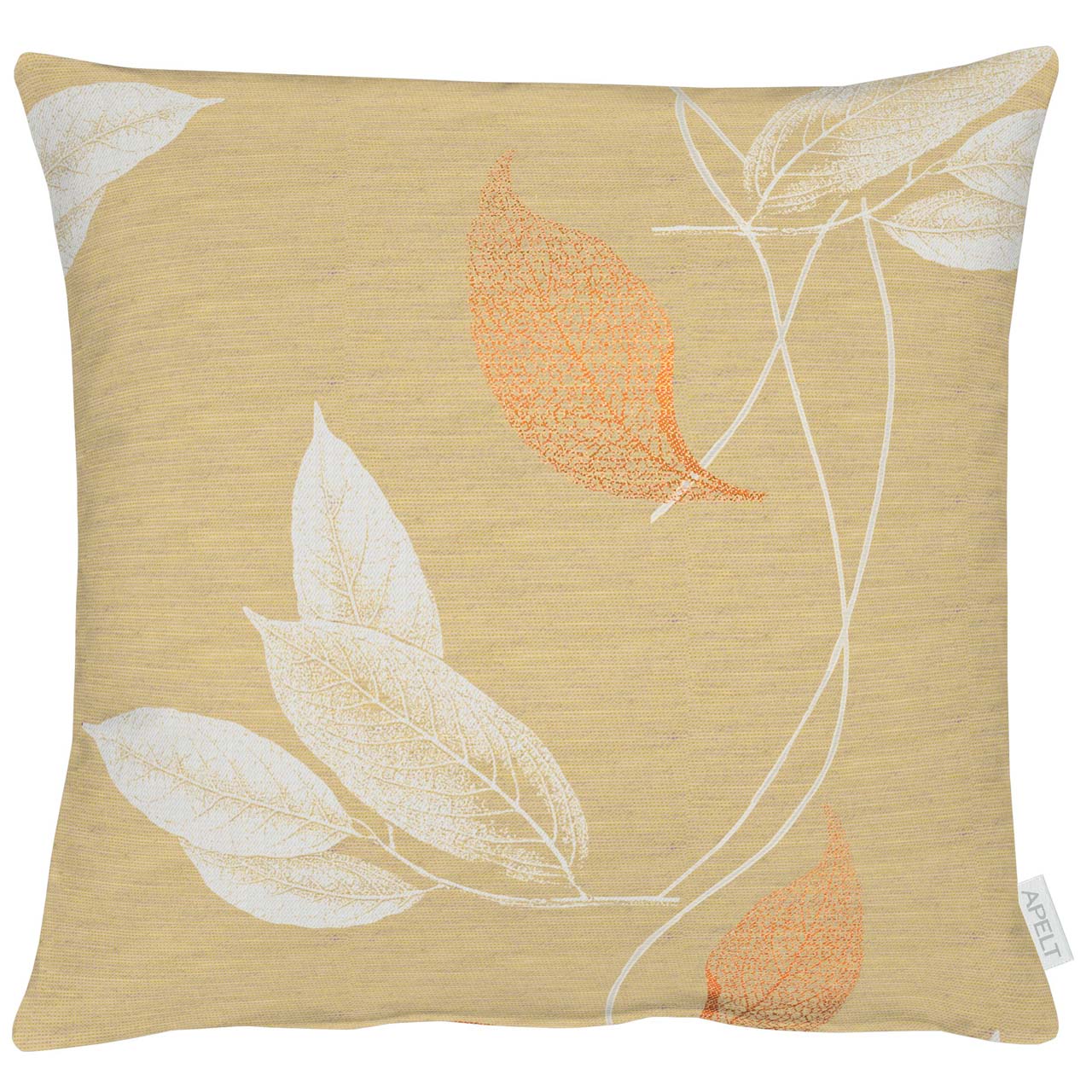 apelt-valerie-kissen-blatt-motiv-jacquard-mit-f-llung image 1