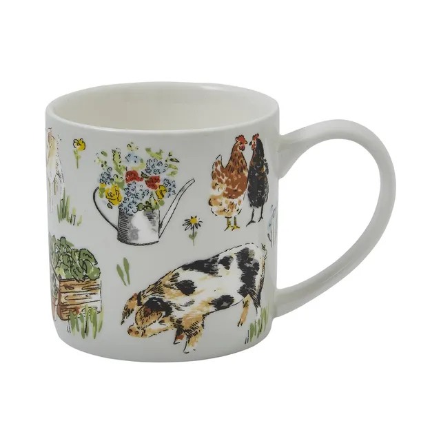 ulster-weavers-portman-farm-becher-bone-china-grau image 1