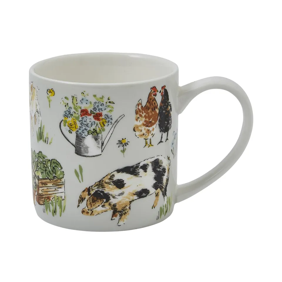 ulster-weavers-portman-farm-becher-bone-china-grau image 1