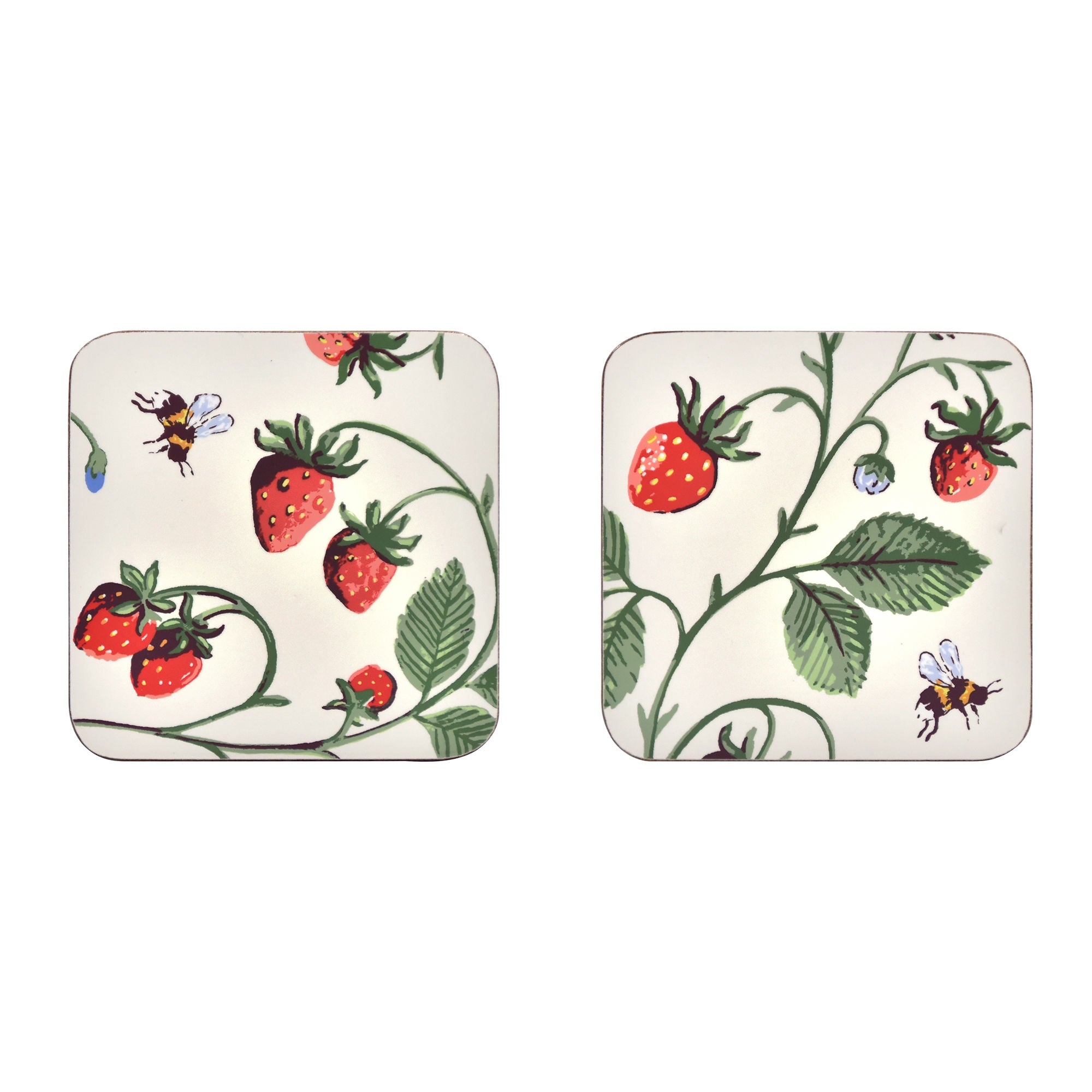 ulster-weavers-strawberry-patch-untersetzer-4er-set-in-gr-n image 1