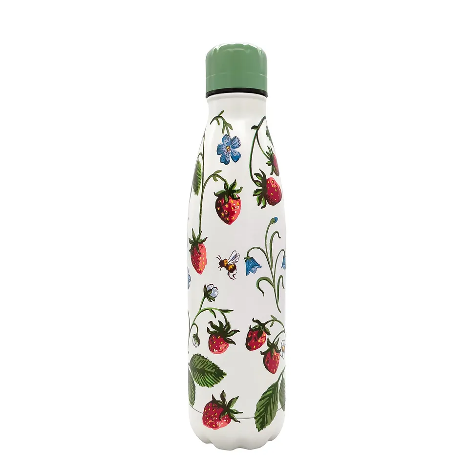 ulster-weavers-strawberry-patch-trinkflasche-aus-edelstahl-in-gr-n image 1