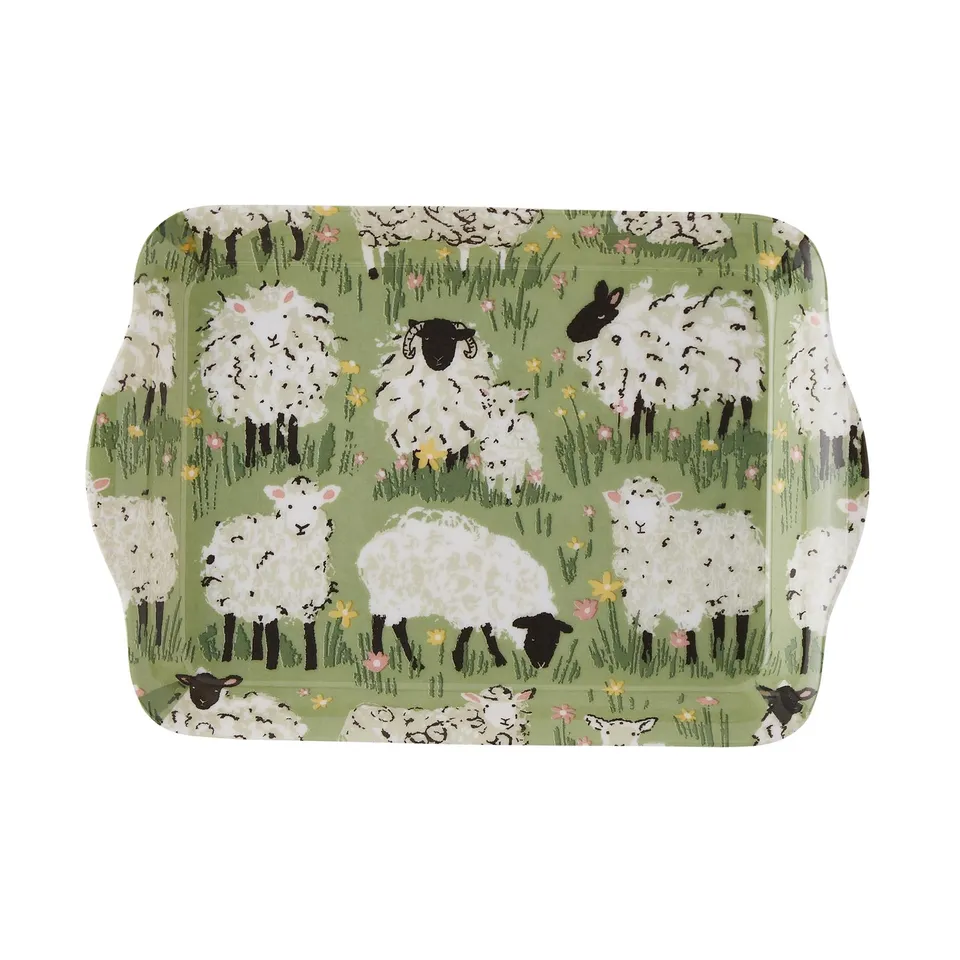 ulster-weavers-woolly-sheep-serviertablett-scatter-tray-21x14-cm-in-gr-n image 1
