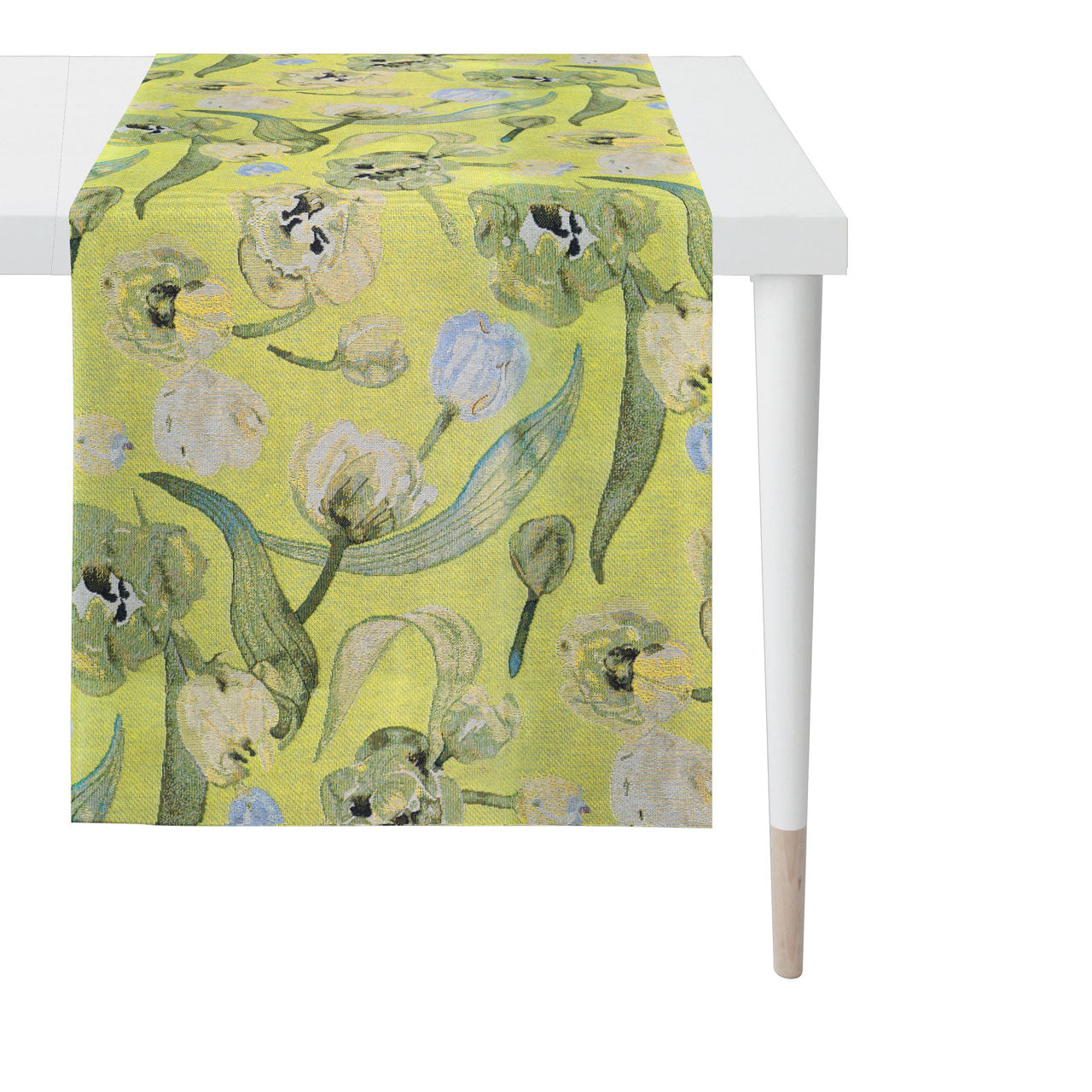 apelt-6728-tischl-ufer-springtime-bl-ten-bl-tter-jacquard image 2