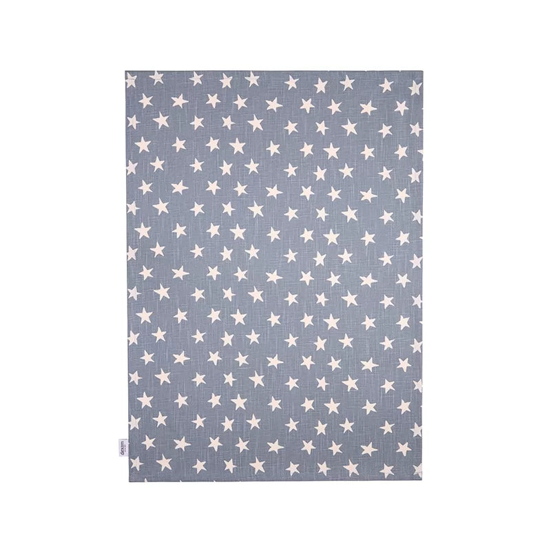 dexam-organic-star-geschirrtuch-blau-bio-baumwolle image 1
