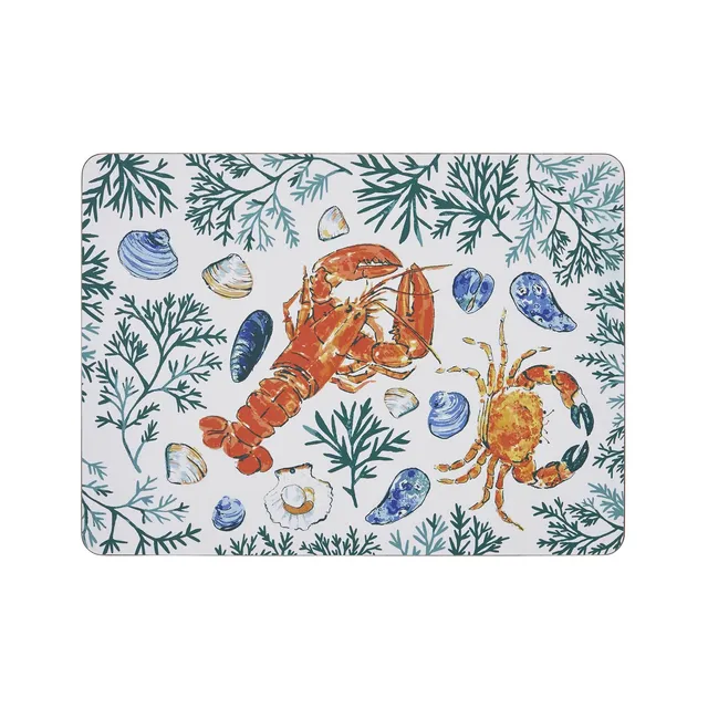 ulster-weavers-shellfish-tischset-4er-pack-in-gr-n image 1