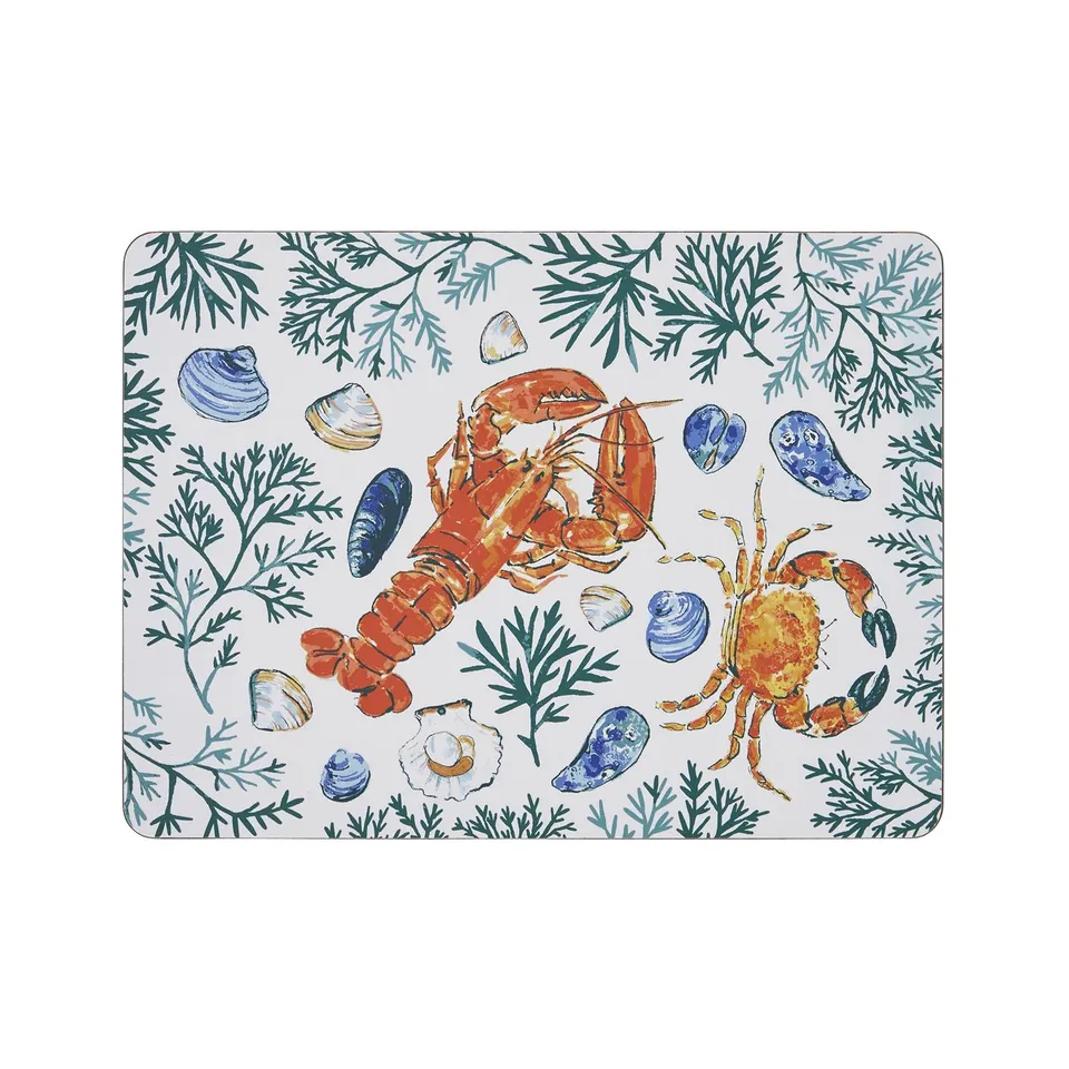 ulster-weavers-shellfish-tischset-4er-pack-in-gr-n image 1