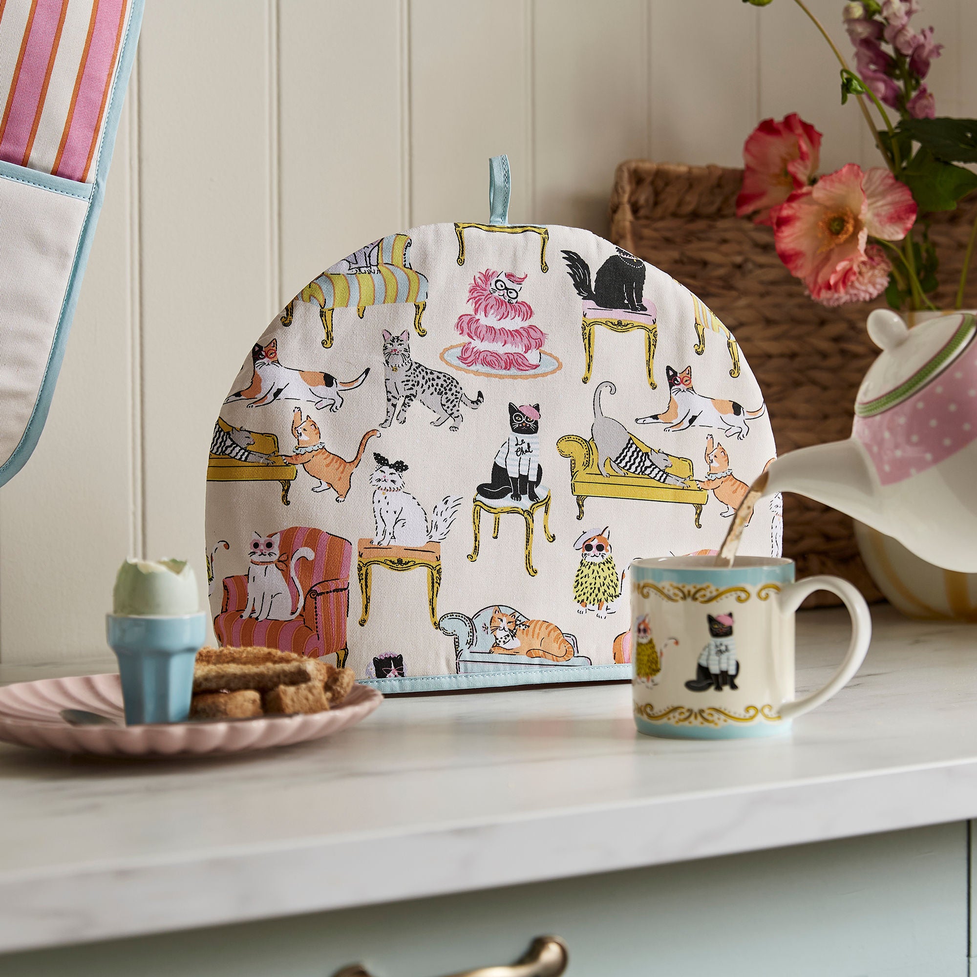 ulster-weavers-cool-cats-teekannenhaube-multicolour-100-baumwolle image 2