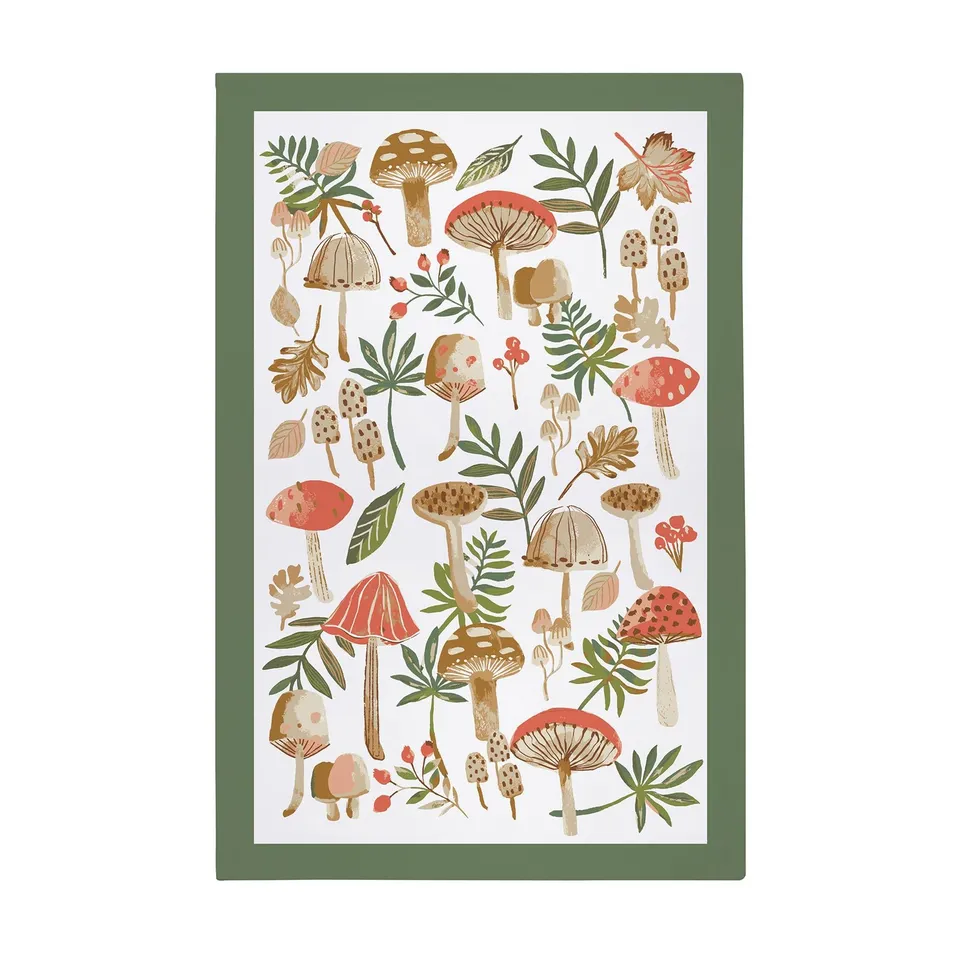 ulster-weavers-mushrooms-baumwoll-geschirrtuch-gr-n image 1