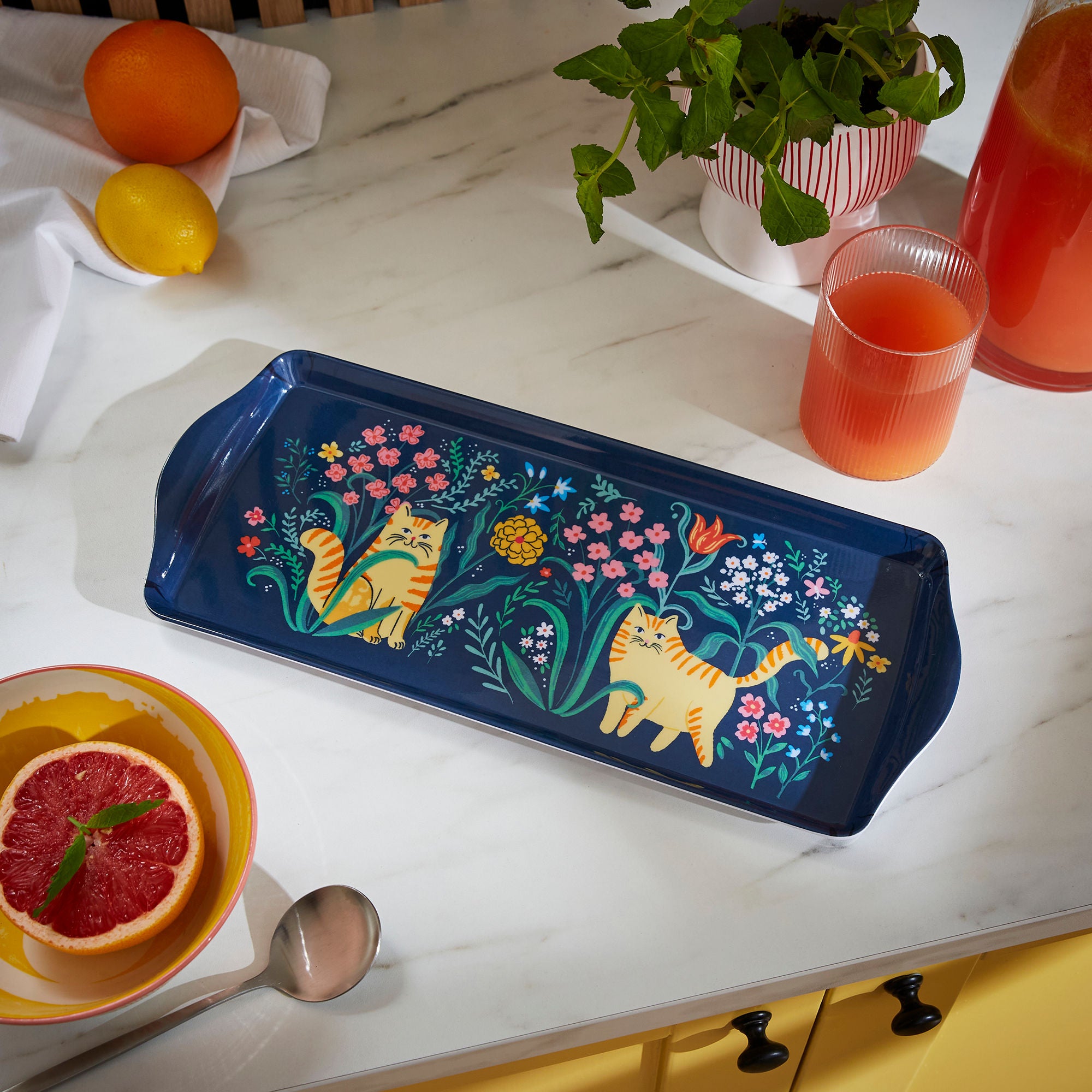 ulster-weavers-marmalade-meadow-serviertablett-klein-navy image 2