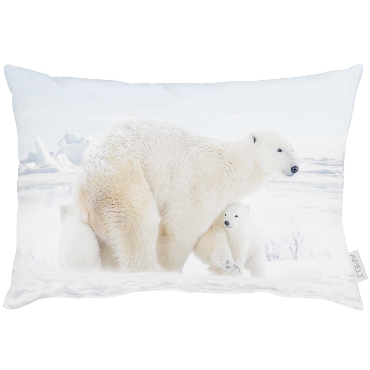 apelt-1418-kissen-eisb-ren-in-schnee-35x45-rechteckig image 2