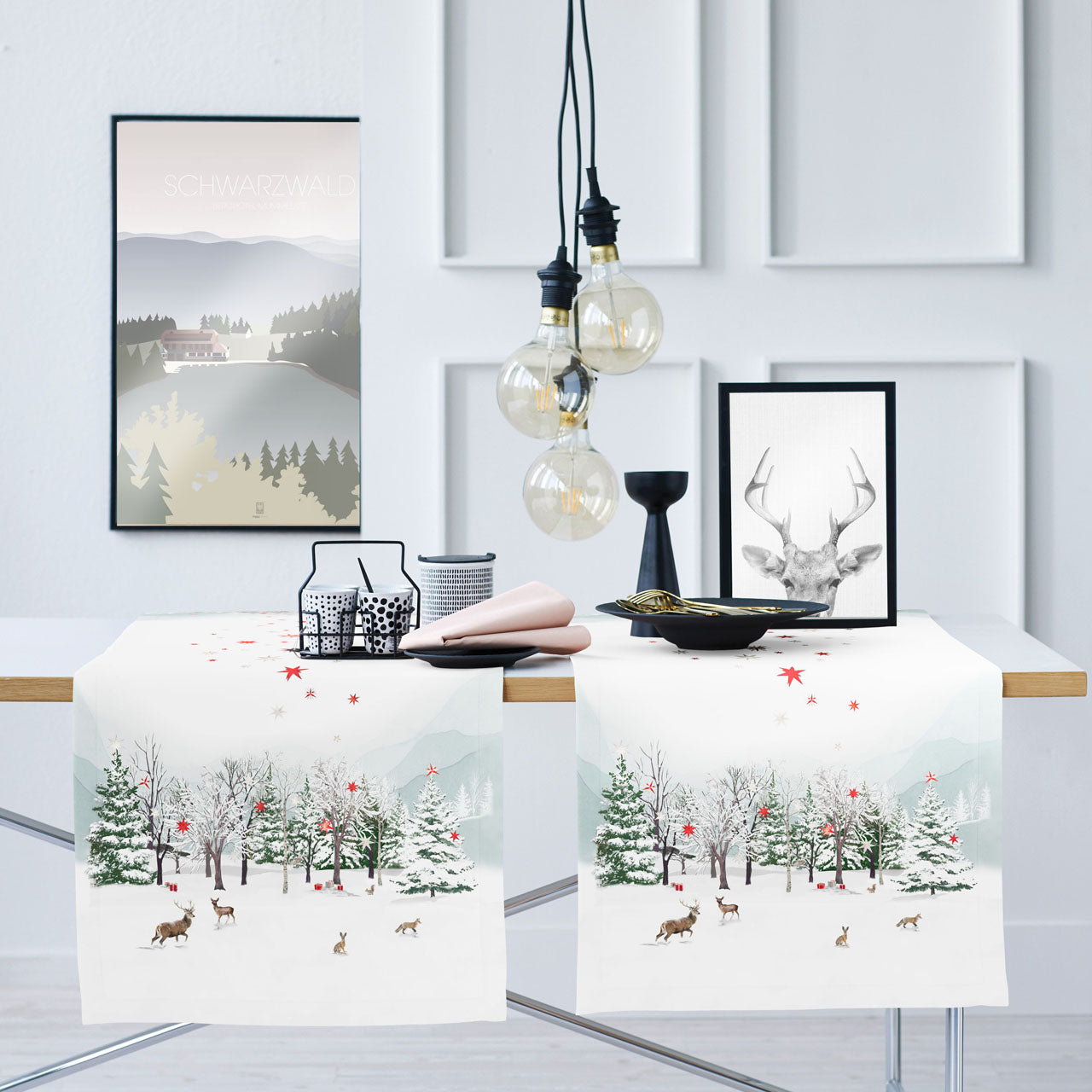 apelt-3712-l-ufer-winterwaldmotiv-tannen-waldtiere image 4