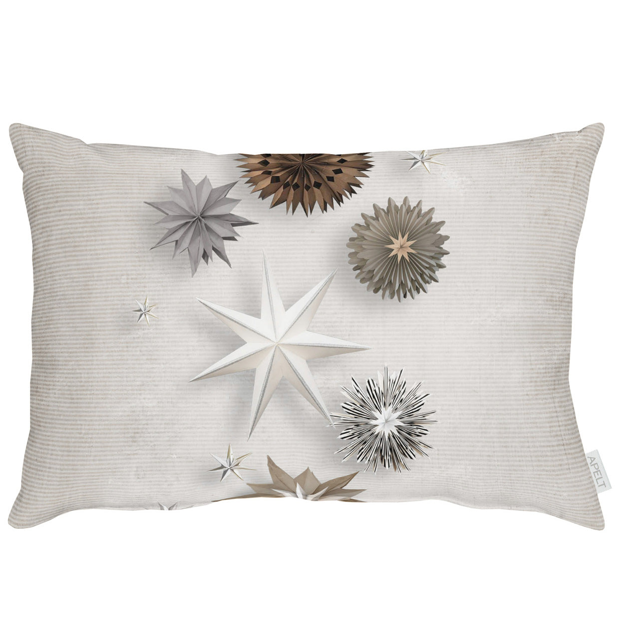 apelt-5844-kissen-weihnachtliche-sternen-christmas-elegance-mit-f-llung image 2