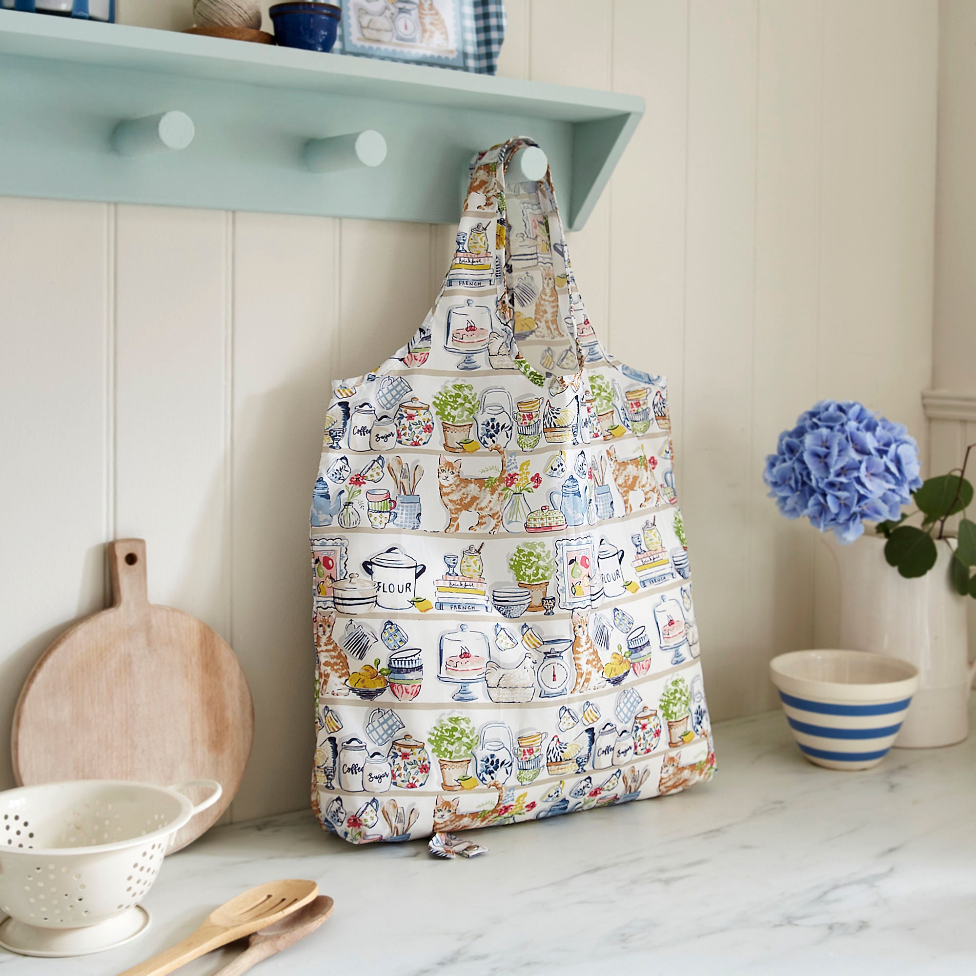 ulster-weavers-pantry-cats-faltbare-tasche-medium-bunt image 2