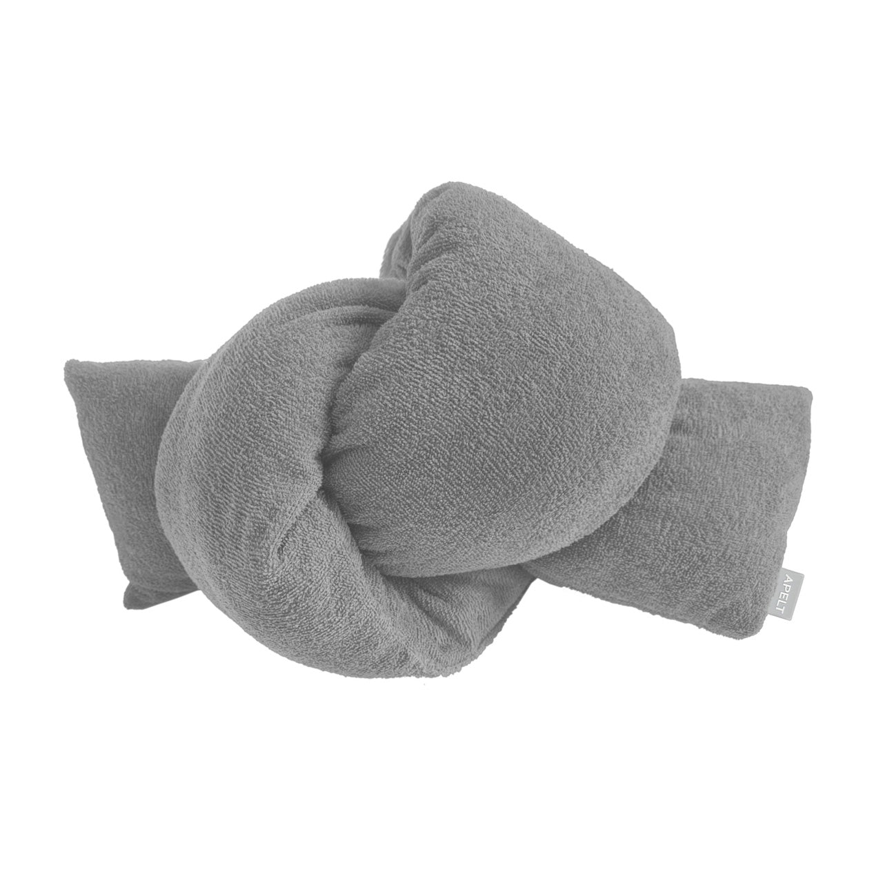 apelt-ciao-knotenkissen-frottee-uni-mit-zipper image 1
