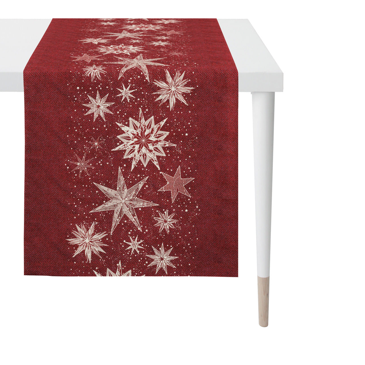 apelt-5843-l-ufer-weihnachtliche-sterne-lurex-jacquard-tischl-ufer image 3