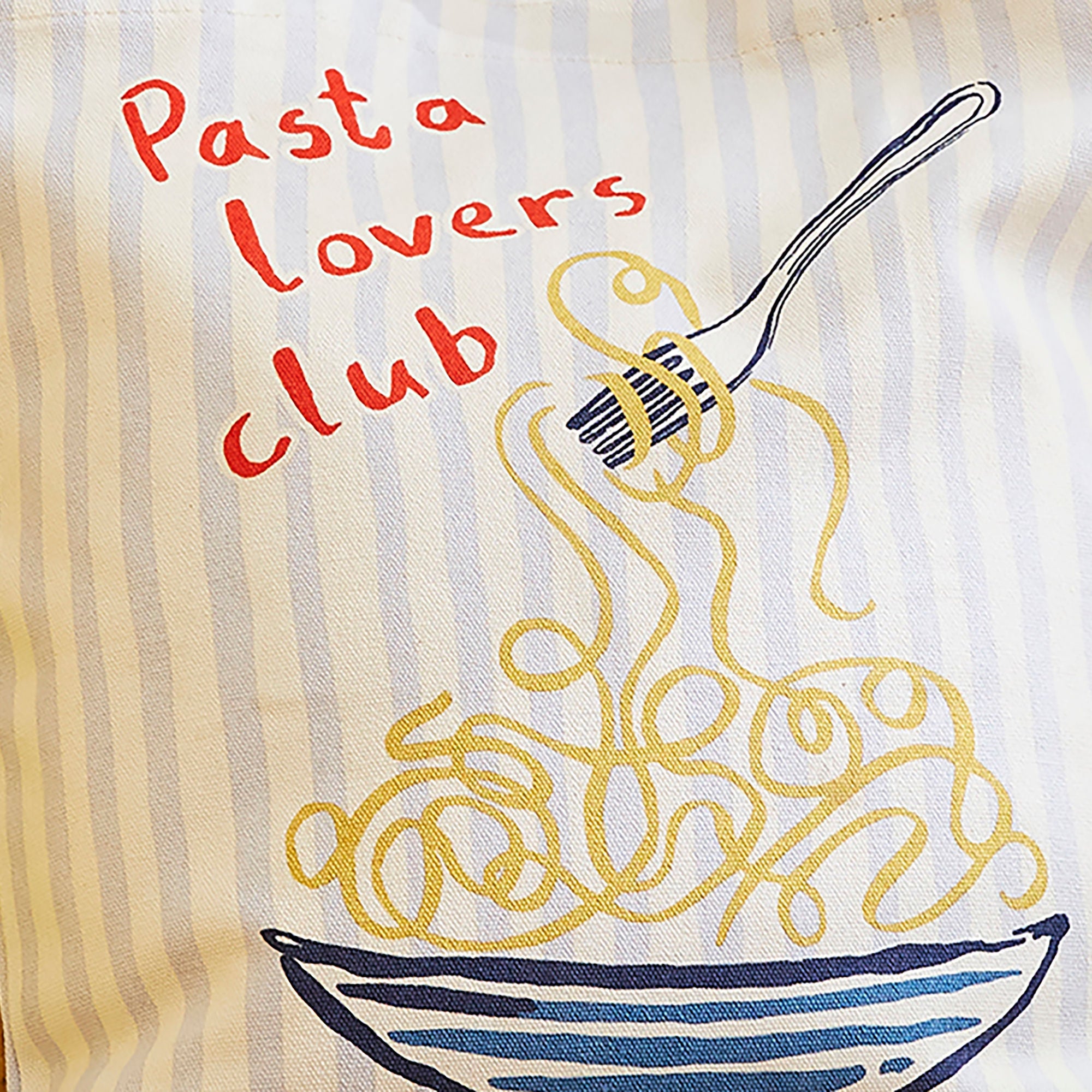ulster-weavers-pasta-lovers-club-einkaufstasche-gelb-baumwolle image 5