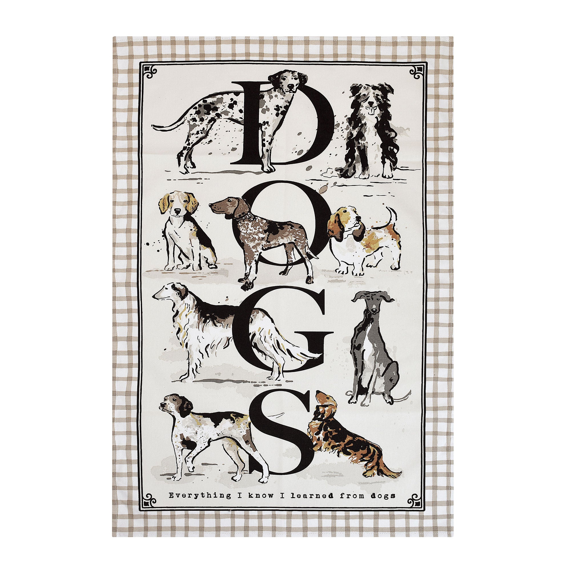 ulster-weavers-country-dogs-geschirrtuch-braun-baumwolle image 1