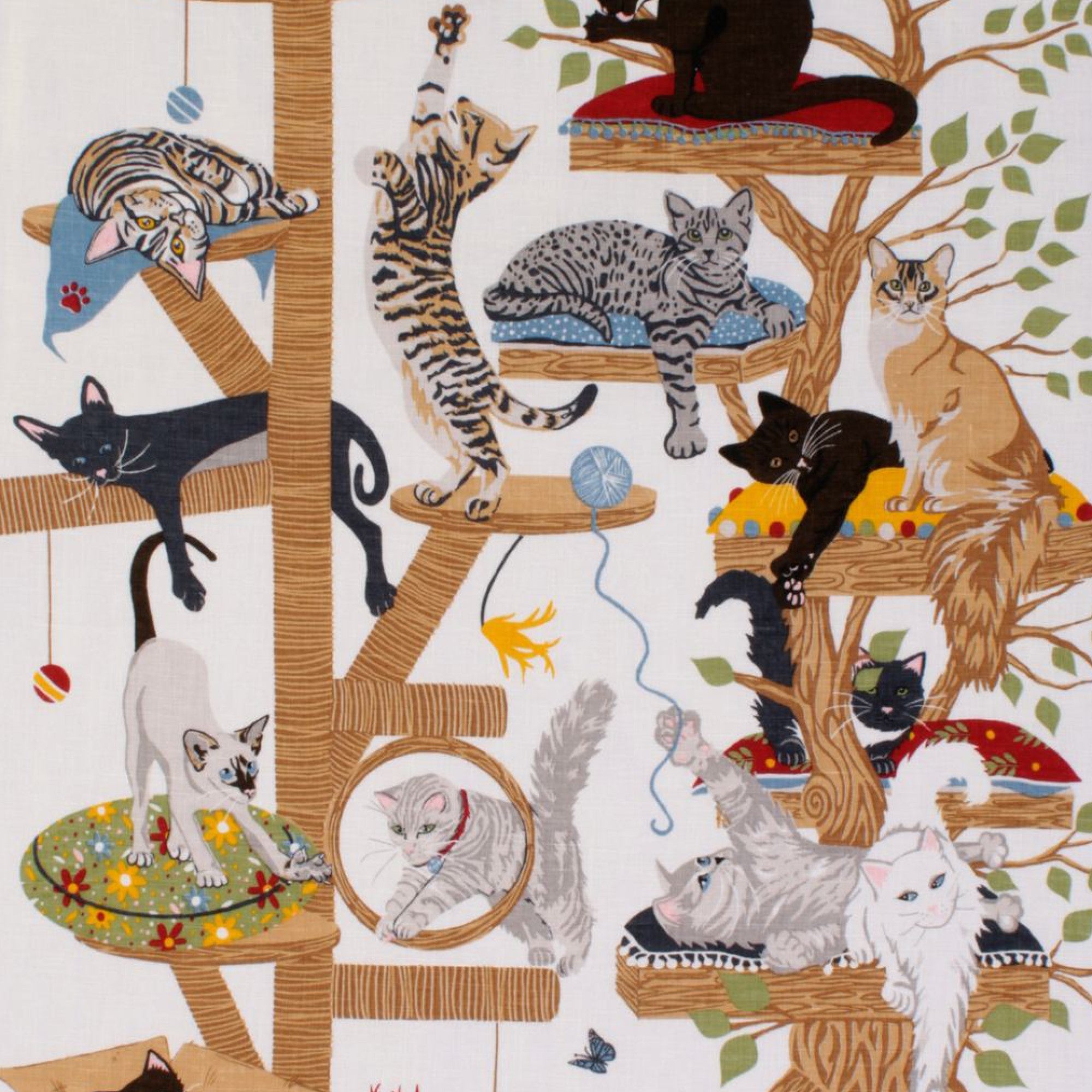 ulster-weavers-moggie-mayhem-geschirrtuch-baumwolle-mehrfarbig image 2