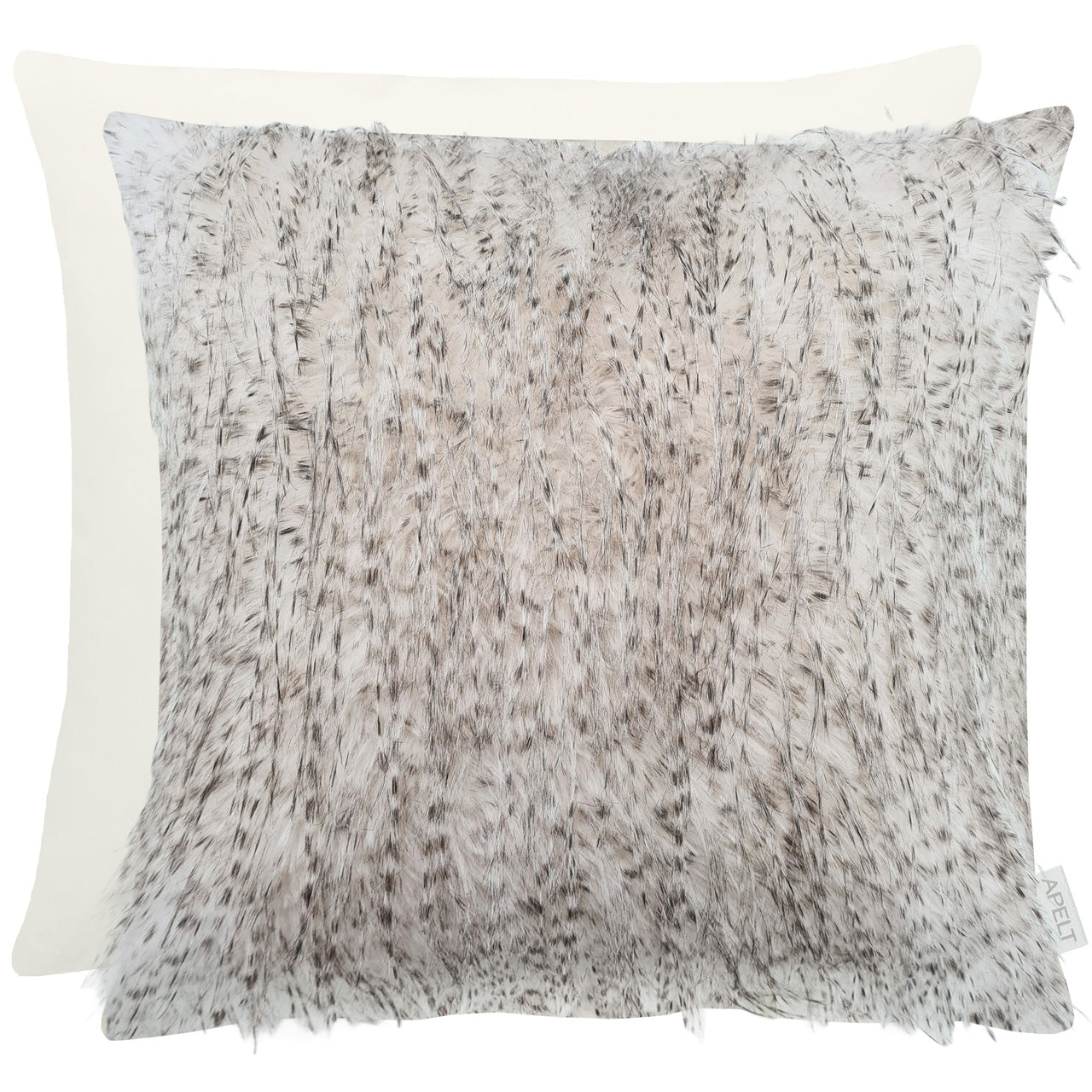 apelt-melina-kissen-fake-fur-federoptik-mit-samt-r-ckseite image 1