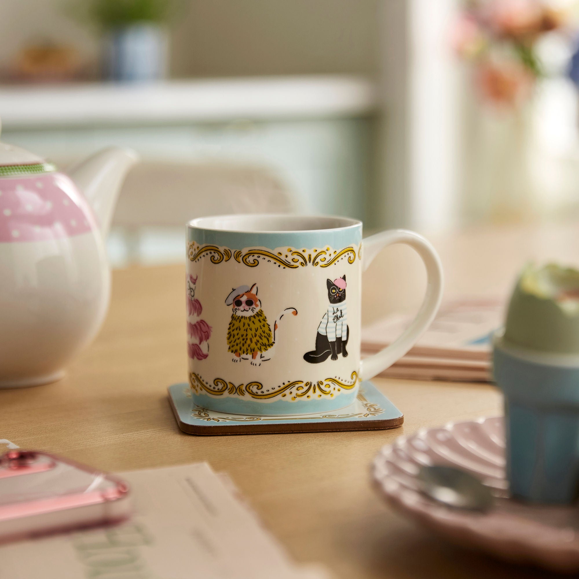 ulster-weavers-cool-cats-tasse-aus-new-bone-china-in-bunt image 2