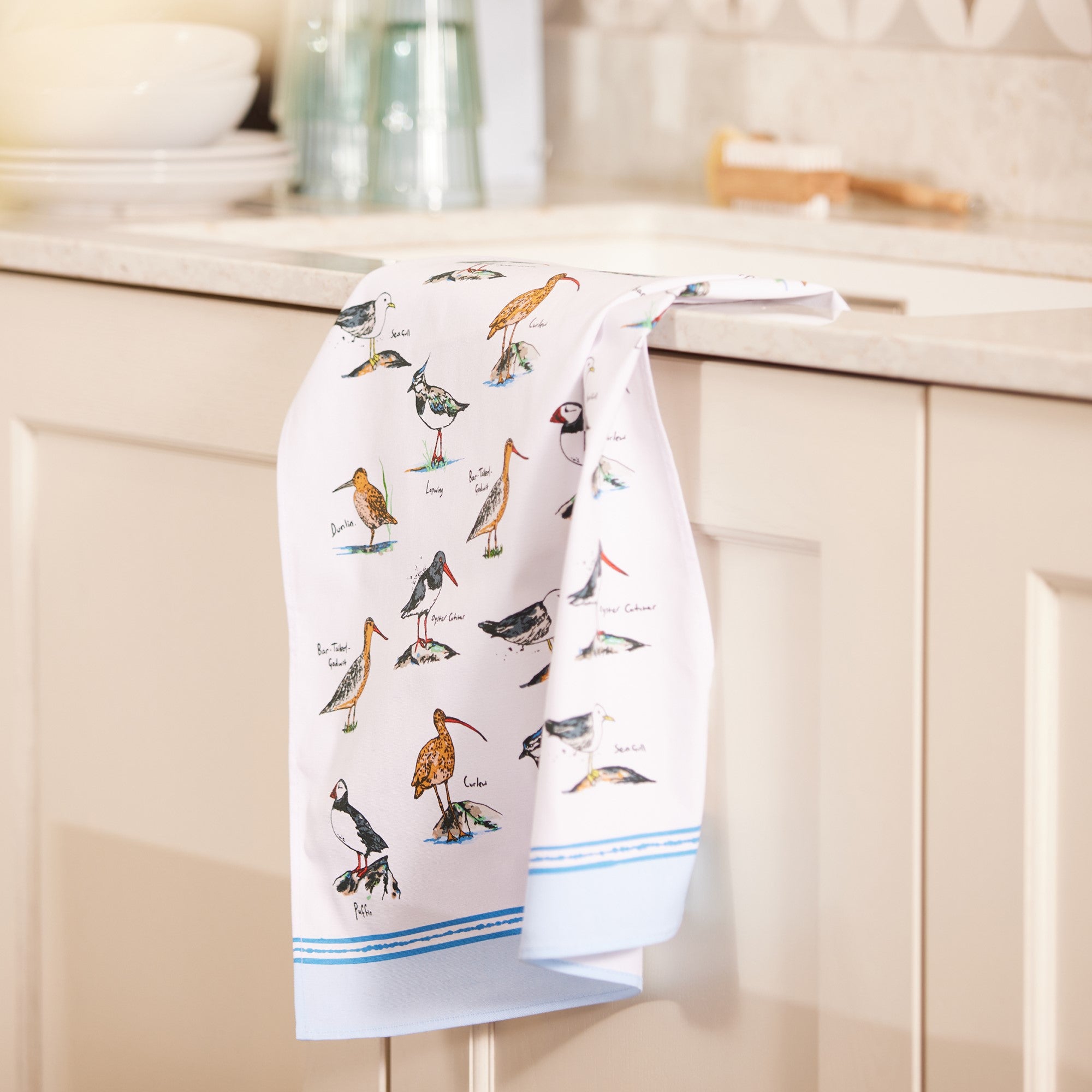 ulster-weavers-coastal-birds-baumwoll-geschirrtuch-blau image 3
