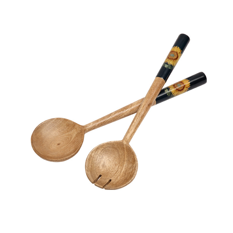 dexam-rhs-sunflower-salatbesteck-mangoholz-in-navy image 1